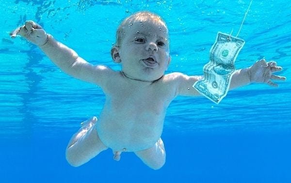 Mira cómo creció el bebé del álbum de Nirvana, Nevermind