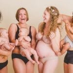 Mamás de cuerpos reales luego del parto