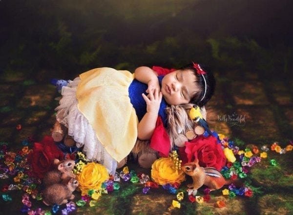 12 Bebitas Recien Nacidas Vestidas Como Las Princesas De Disney Retratadas Por Una Fotografa
